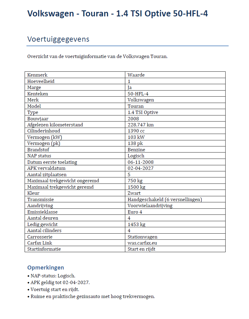Volkswagen - Touran - 1.4 TSI Optive - Afbeelding 12